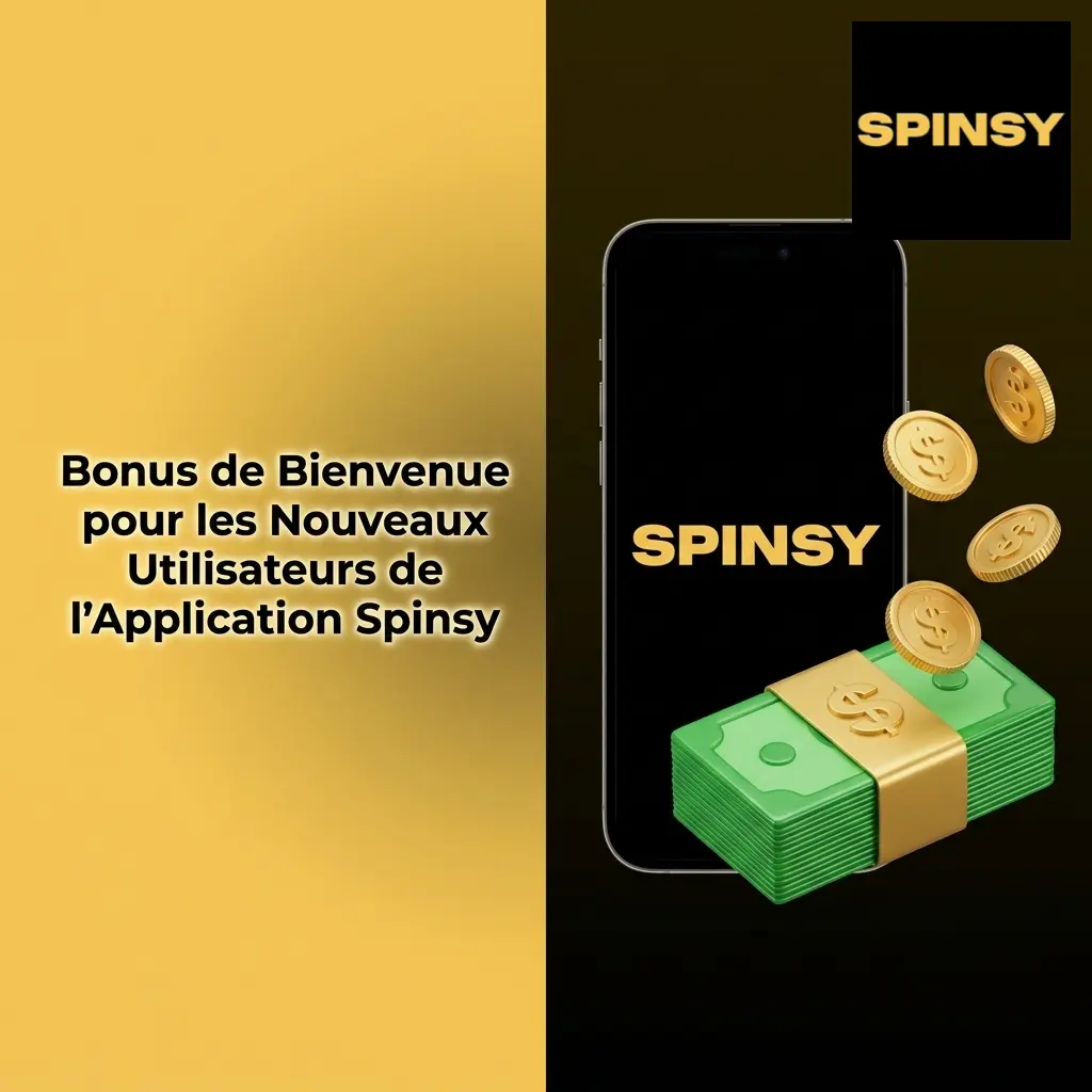 Bonus de bienvenue Spinsy — casino et sports