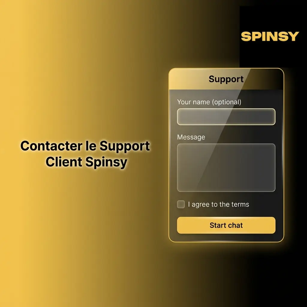 Support client Spinsy disponible 24h/24 et 7j/7