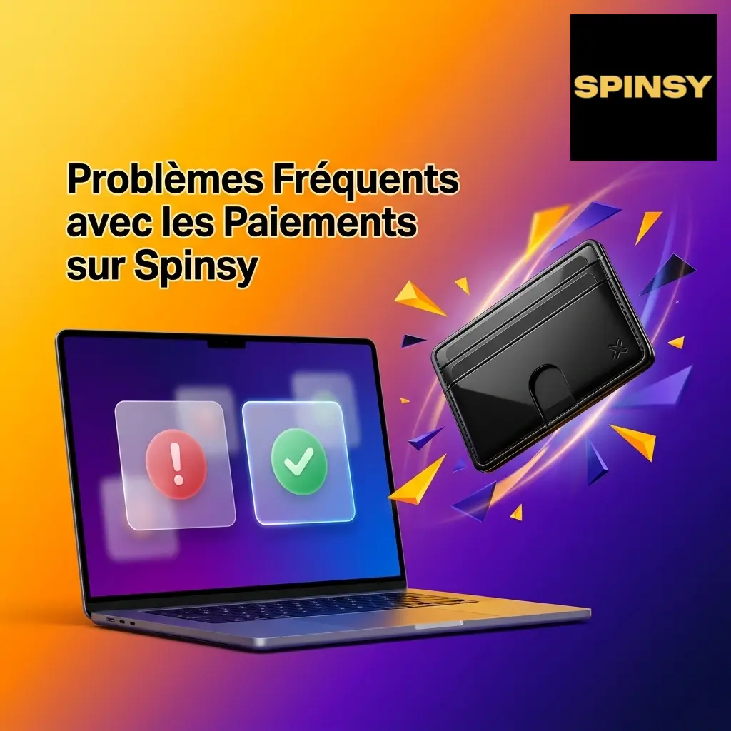 Problèmes fréquents avec les paiements sur Spinsy