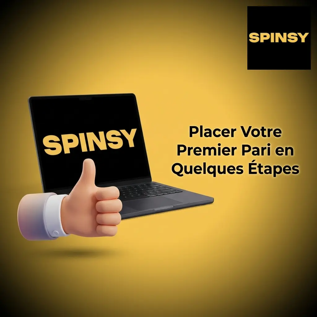 Placer un pari sportif sur Spinsy étape par étape