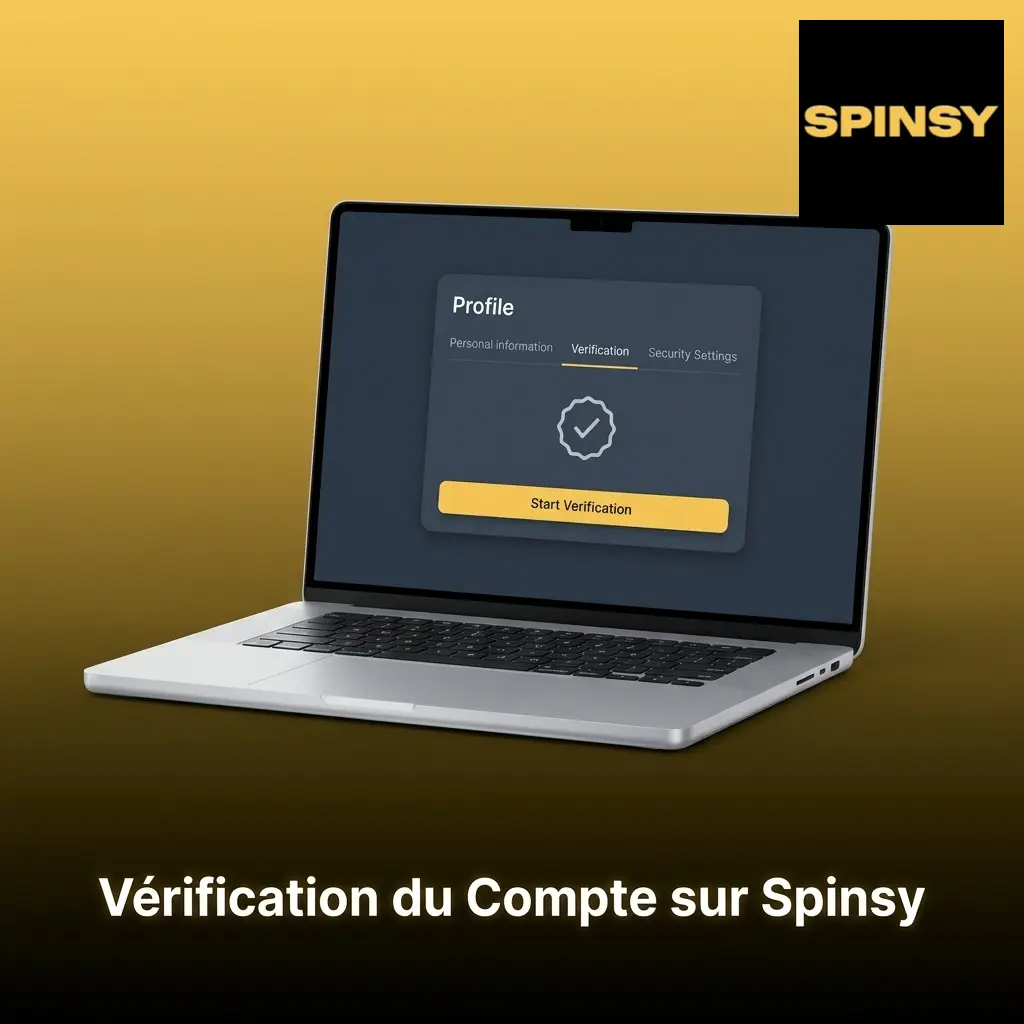 Vérification KYC du compte Spinsy